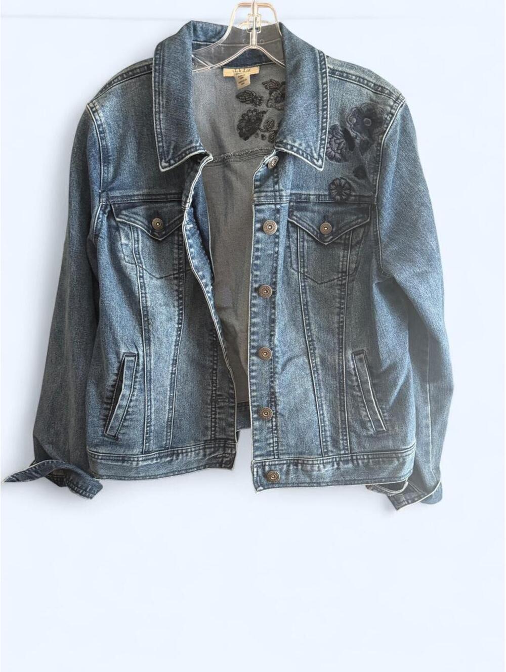 Style & Co Women's Blue and Navy Jacket